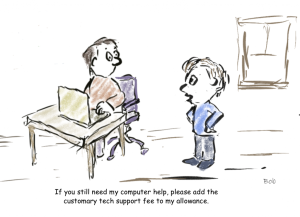 computer allowance cartoon.