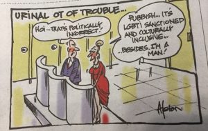 urinal cartoon